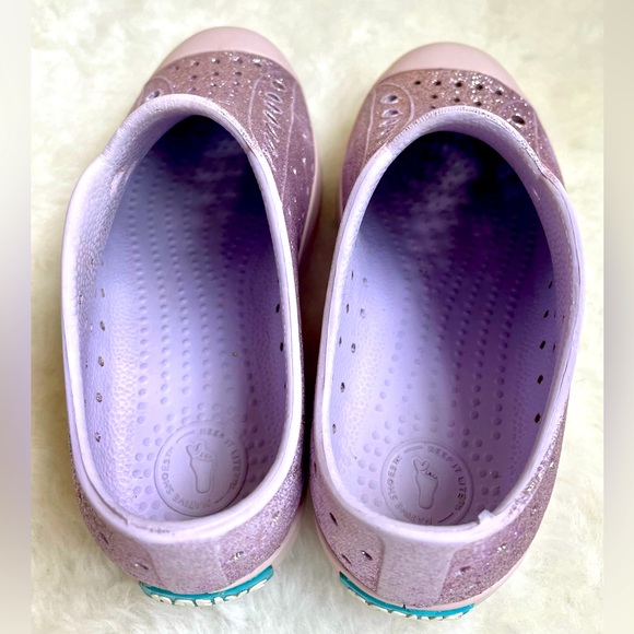 Child's Native Jefferson Bling Glitter Shoes (Size 12) - Picture 7 of 7